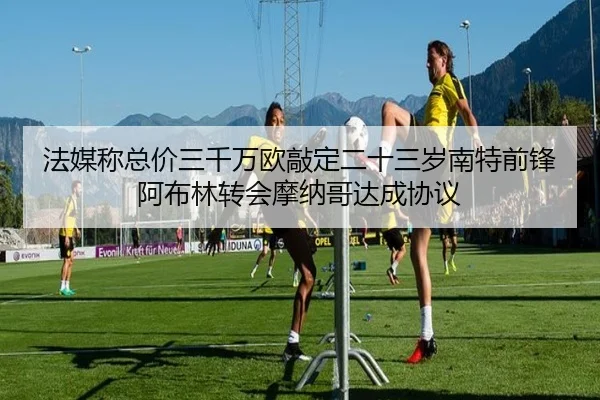 法媒称总价三千万欧敲定二十三岁南特前锋阿布林转会摩纳哥达成协议